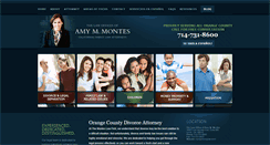 Desktop Screenshot of montesfamilylaw.com